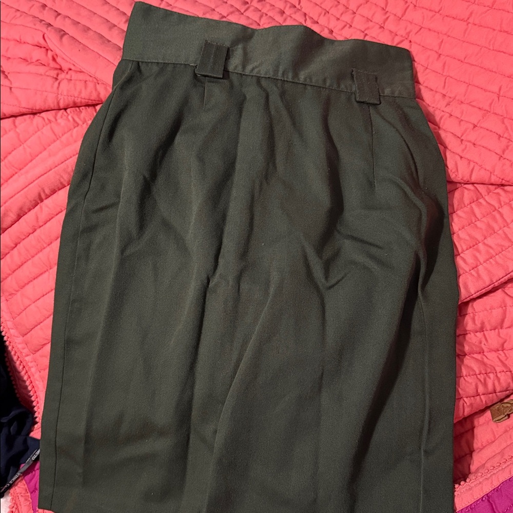 Dark Green Skirt (vintage size 3)